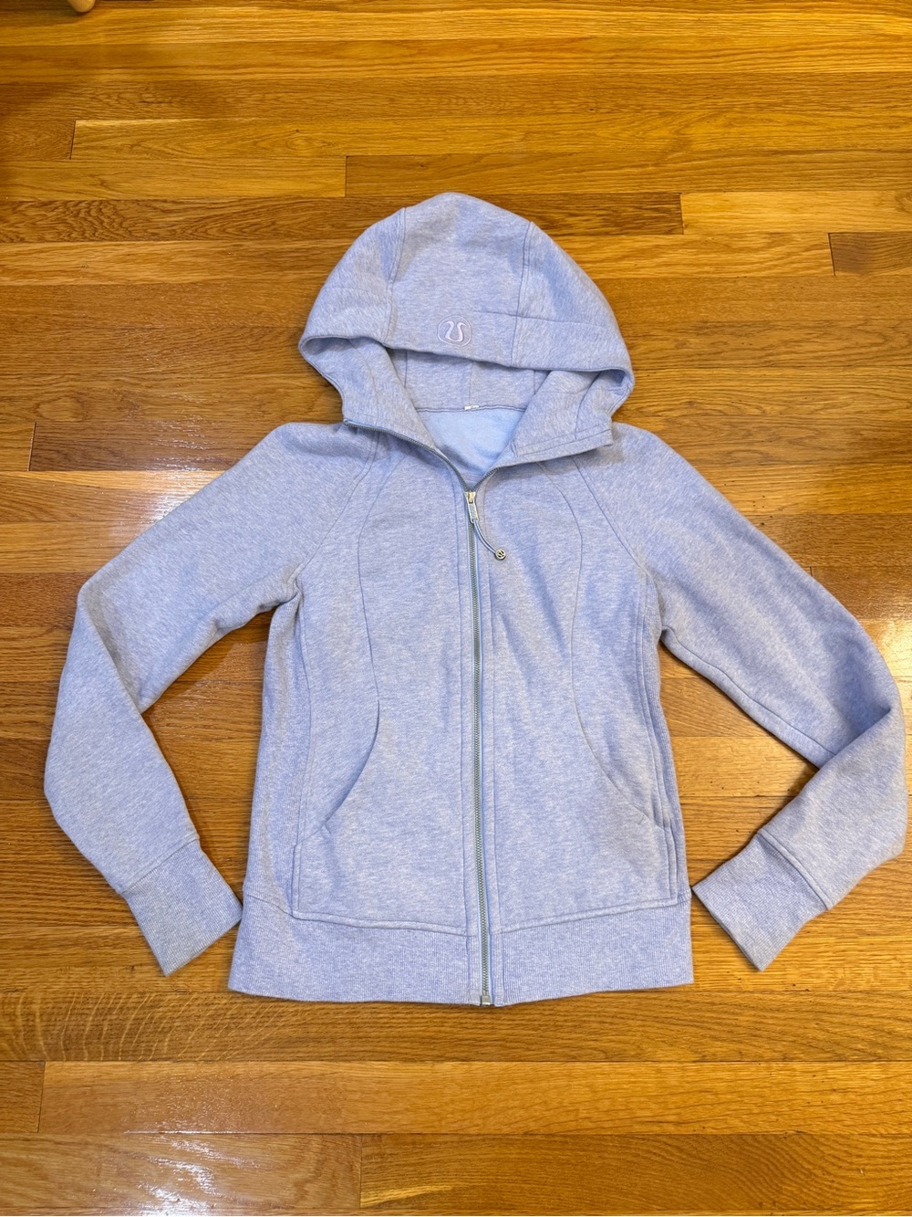 Lululemon Scuba Hoodie *Light Cotton Fleece Heathered Lavender Dusk(?) - Size 6